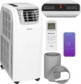 Prenosný klimatizátor, výkonný odvlhčovač 5.4 kW 60 m2 4v1 WiFi Morso+ KP54W