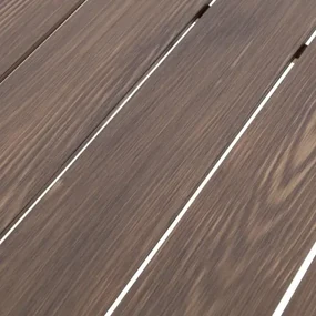 Doppler EXPERT WOOD Plus - záhradná hliníková sedacia súprava 6+1