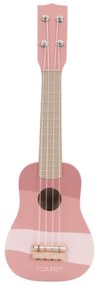 Little Dutch Drevená gitara: Ružová