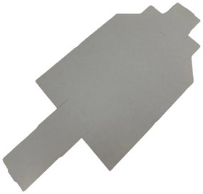 Úložné boxy na oblečenie, organizéry do skrine BIELY KARTÓN 15x47 cm