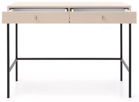 Toaletní stolek Mono II 104 cm béžový/černý