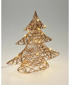 Vianočný svietiaci stromček Champagne, 30 x 30 cm, 20 micro LED, na batérie