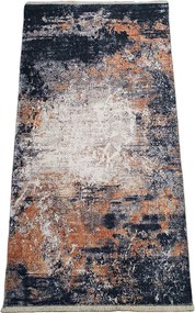 HU Viacfarebný moderný koberec Banco 1145-GOLD Rozmer: 75x150 cm