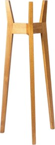 Drevený stojan na kvety THEO, 49x49x100 cm Orech