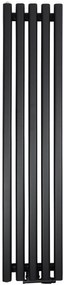 Regnis Lazur LA, vykurovacie teleso 540x1600mm so stredovým pripojením 50mm, 1048W, biela matná, LAZURLA/1600/540/D5/WHITE