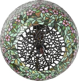 Farebná stolná lampa Tiffany Flower Garden - Ø 46*72cm E27/max 2x60W