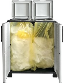 ARTPLAST Skriňa na triedený odpad Linea Family 2dv/2víka