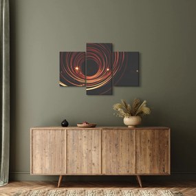 Obraz abstraktných liniek (90x60 cm)