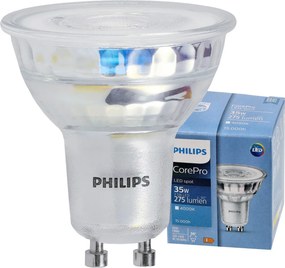 LED žiarovka Philips GU10 - 3,5 W - 275Lm 36 ° - neutrálna biela 4000K - CorePro Premium