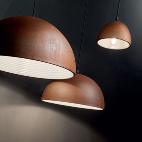 IDEAL LUX 174228 FOLK SP1 D50 závesné svietidlo hrdzavé