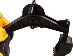 LEAN CARS Veľké rýpadlo Žltá lyžica pohybujúce sa 360* Stavebný jazdec