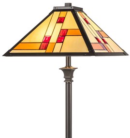 Stojaca lampa KT1836-50+P1837 v štýle Tiffany