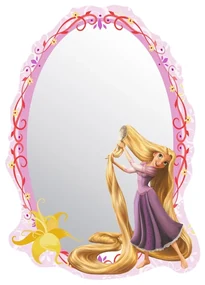 AG Art Samolepiace detské zrkadlo Rapunzel Princezná Locika, 15 x 21,5 cm