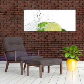 Obraz - Šťavnatých citrónov (120x50 cm)