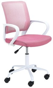 Kancelárska stolička FD-6 biela / ružová