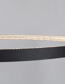 LED luster Preston 40 čierne