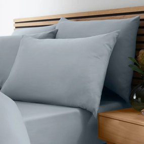 Modrosivá napínacia plachta z mikrovlákna 185x200 cm So Soft Easy Iron – Catherine Lansfield