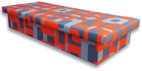 Jednolôžková posteľ (váľanda) 80 cm Janae 10 (Gusto 6A oranžová). Akcia -7%. Vlastná spoľahlivá doprava až k Vám domov. 793087