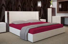 Bordová napínacia plachta na posteľ Šírka: 180 cm | Dĺžka: 200 cm