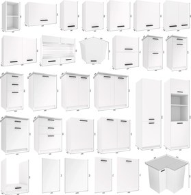 Panel na umývačku Belini odkrytý 60 cm biely mat  TOR PO60/1/WT/WT/0/0