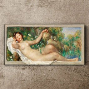 Obraz na plátne Moderné ležiace nahý