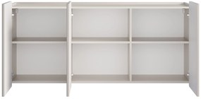 Závesná komoda Malmi 150 cm - kašmírová / zlatá