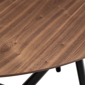 OOID OKRÚHLY JEDÁLENSKÝ STÔL, Ø 120 CM walnut