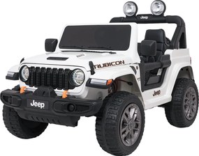 Ramiz Jeep Wrangler Rubicon LIFT elektrické autíčko pre deti biele
