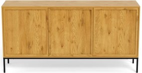 Komoda Palmdale 158 cm dub divoký/černý