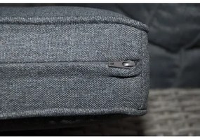 Doppler LIMA sivá - polohovacie ratanové sedenie