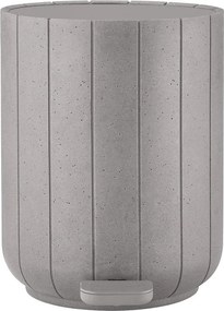 Svetlosivý pedálový odpadkový kôš z polyresínu 3 l Kua – Blomus