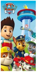 DETSKÝ BAVLNENÝ UTERÁK PAW PATROL 70X140 CM VZOROVANÁ