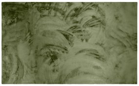 Tutumi Rabbit, hodvábny vysoký koberec 230x160cm, olivová, SHG-09626