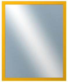 DANTIK - Zrkadlo v rámu, rozmer s rámom 40x50 cm z lišty PERLA žltá lesklá (2880)