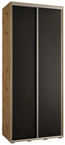 Skriňa 45 Canaris 1 120 artisan/čierna/silver