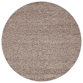 Ayyildiz koberce Kusový koberec Dream Shaggy 4000 beige kruh - 120x120 (priemer) kruh cm