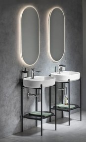 Sapho Sapho, PUNO podstavec s umývadlom 375x870x448xmm, zlatá mat, SKA380-5-01