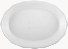 Oválny porcelánový servírovací podnos Blanc