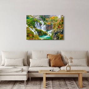 Obraz - Národný park Plitvické jazerá (90x60 cm)