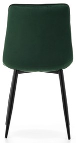 Jedálenská stolička chic velvet zelená | jaks