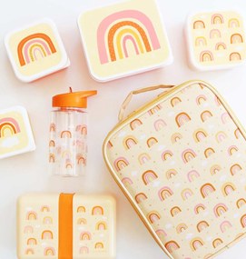 A Little Lovely Company - súprava štyroch desiatových škatuliek - dúha