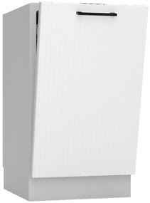 Dvierka na umývačku Kate 45pz biely hrášok