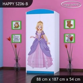 Detská skriňa PRINC A PRINCEZNA - TYP 6B