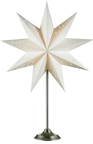 Biela svetelná dekorácia Markslöjd Solvalla, výška 64 cm