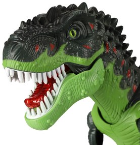 KIK T-REX elektronický dinosaurus chodí zelený rev