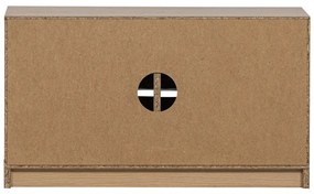 Modulárny TV stolík v dekore duba v prírodnej farbe 77x44 cm Modulair – vtwonen