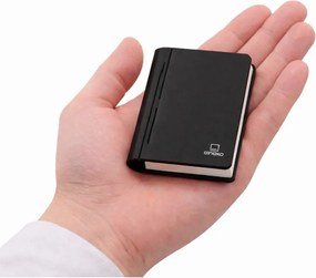Čierna prenosná svetelná dekorácia na USB BookLight – Gingko