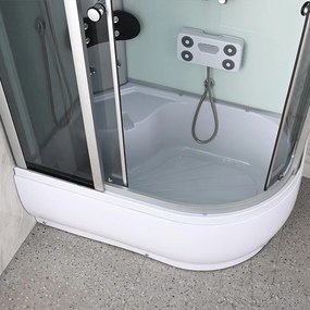 Terra Hydromasážny box WSH7106LW WH, 120x80 ľavý bez sauny