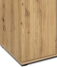 Obývacia stena Salsa, dub artisan/lamelový efekt