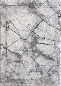 Koberec Itea 160x230 cm, šedo-biely mramor%